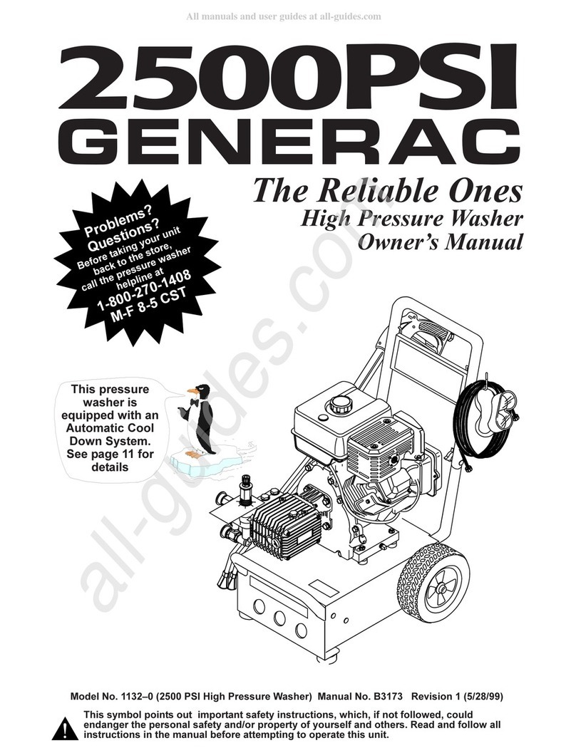 Generac Power Systems 2500PSI owner's manual