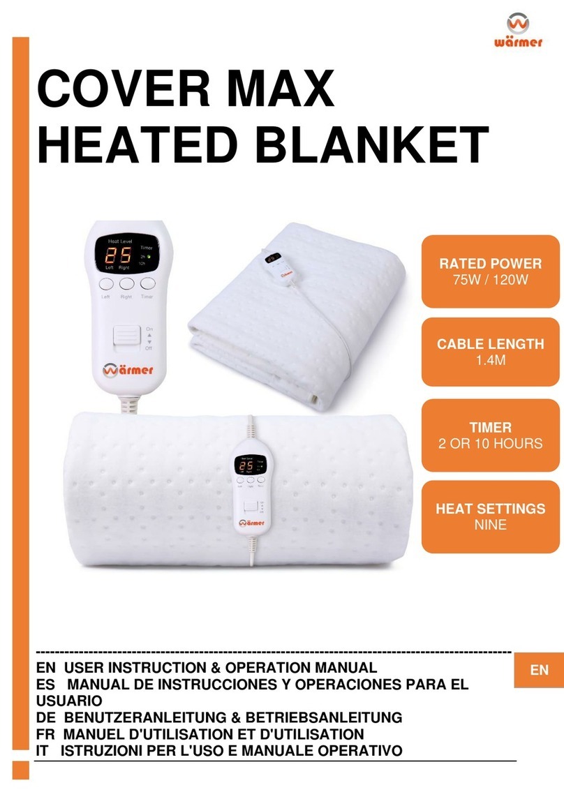 netta WARMER COVER MAX Operation manual & user guide