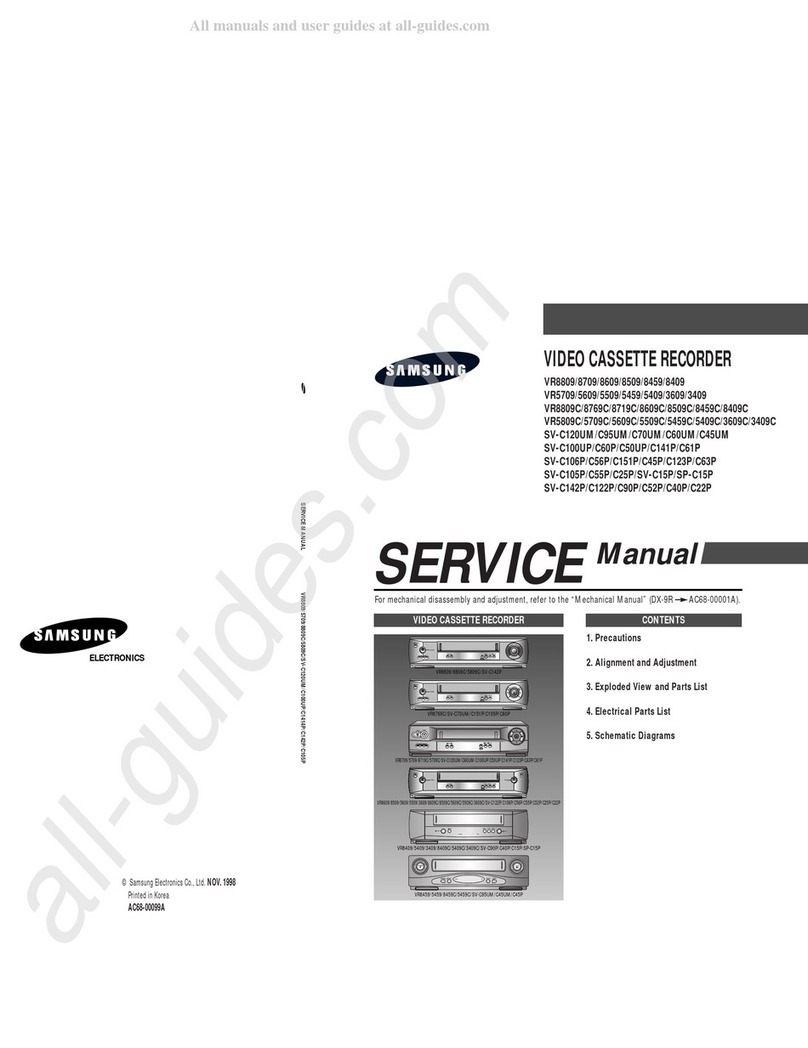 Samsung VR8809 User manual