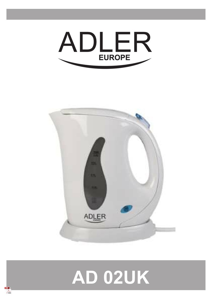 Adler Europe AD 02UK instruction manual