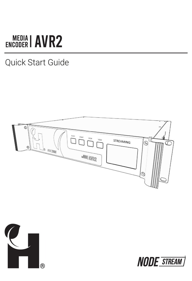 HARVEST Nodestream AVR2 quick start guide