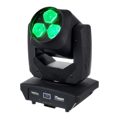 Varytec Hero Wash 340FX RGBW Zoom user manual Varytec Hero Wash 340FX RGBW Zoom user manual