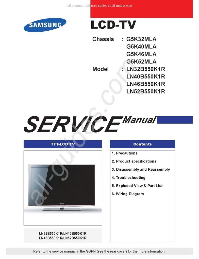 Samsung LN32B550K1R User manual