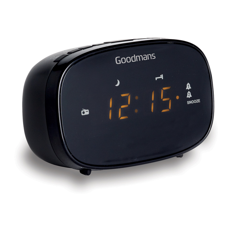 Goodmans GCR02 quick start guide