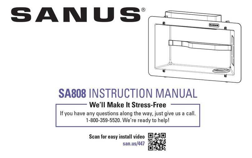 Sanus SA808 instruction manual Sanus SA808 instruction manual