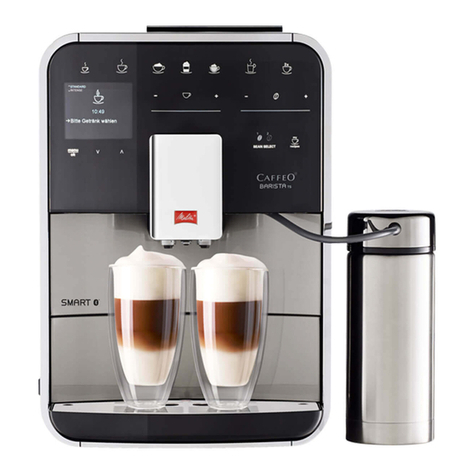 Melitta Caffeo Barista T operating instructions