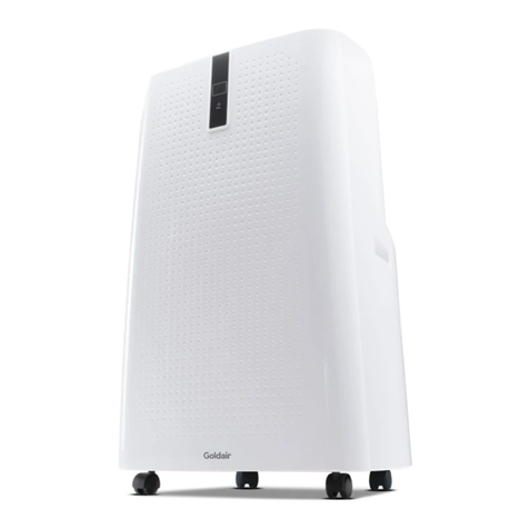 Goldair PLATINUM GCPAC350W User manual