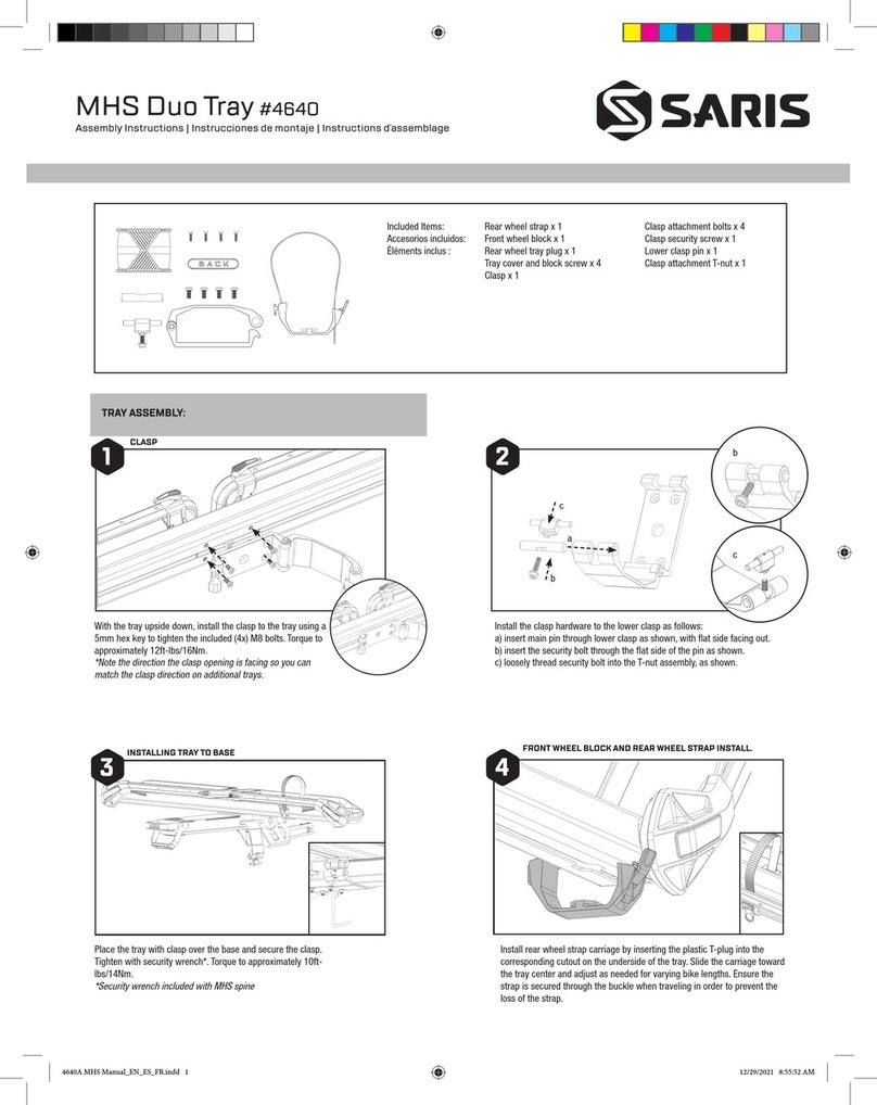 Saris 4640 User manual