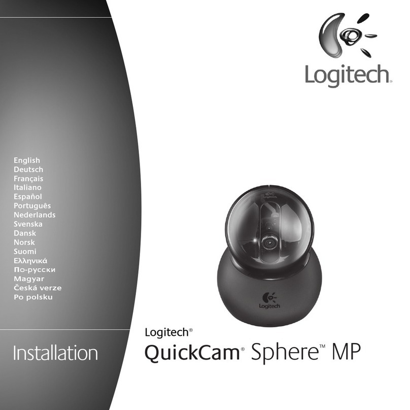 Logitech QuickCam Sphere MP User manual
