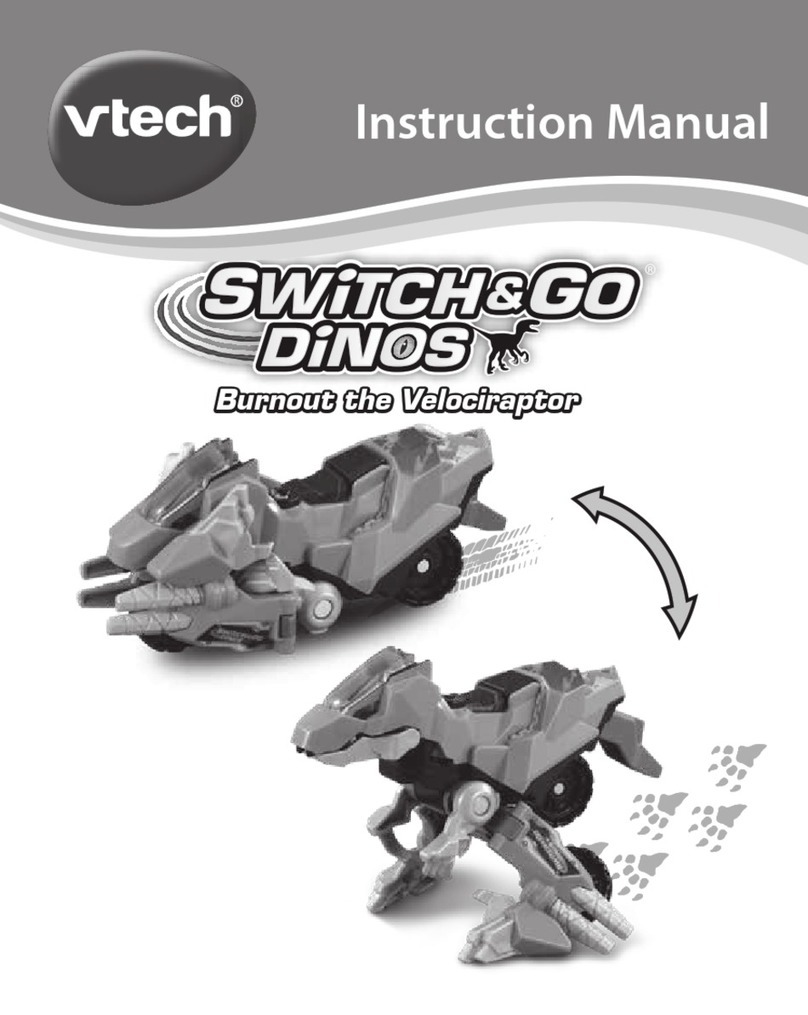 V-tech SWITCH&GO DIONS Burnout the Velociraptor User manual
