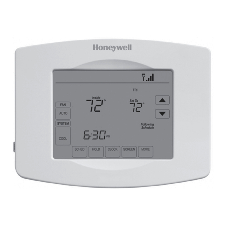 Honeywell VisionPRO Wi-Fi TH8320WF User manual