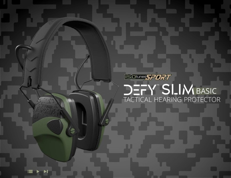 ISOtunes SPORT DEFY SLIM BASIC manual