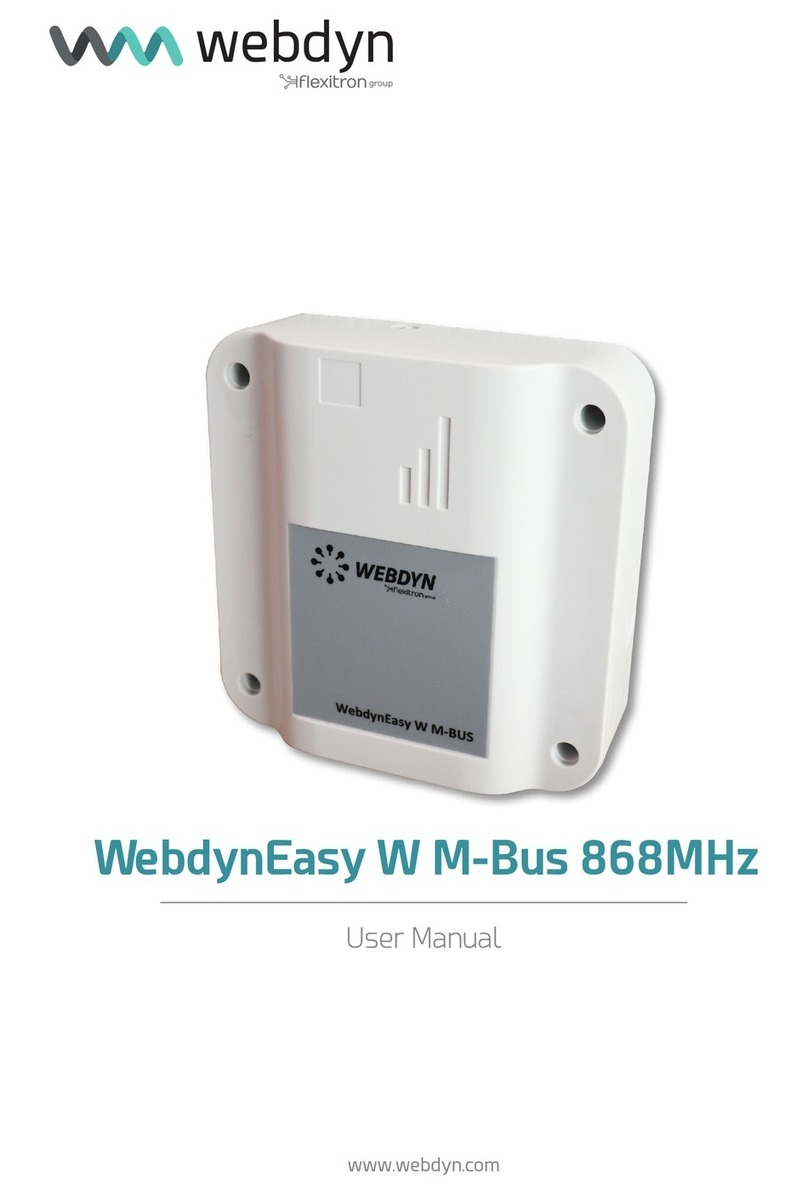 Flexitron Webdyn WebdynEasy W M-Bus user manual