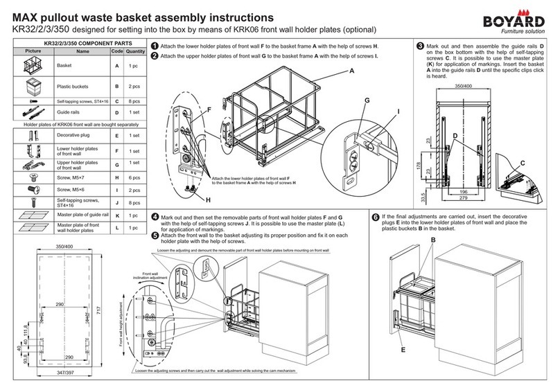Boyard KR322 User manual