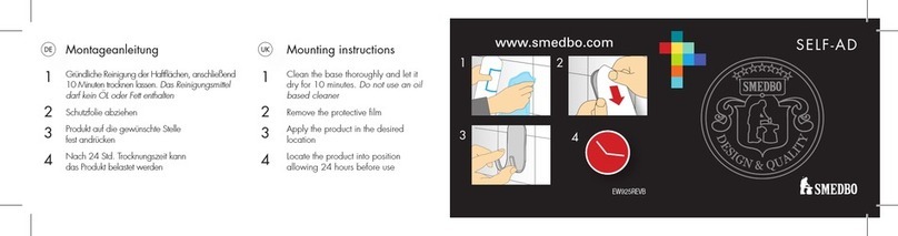 SMEDBO SELF-AD Mounting instructions