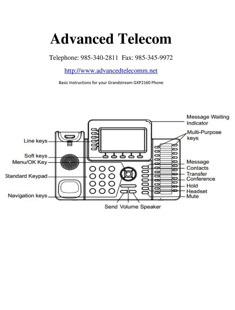 Grandstream Networks GXP2160 Installation guide