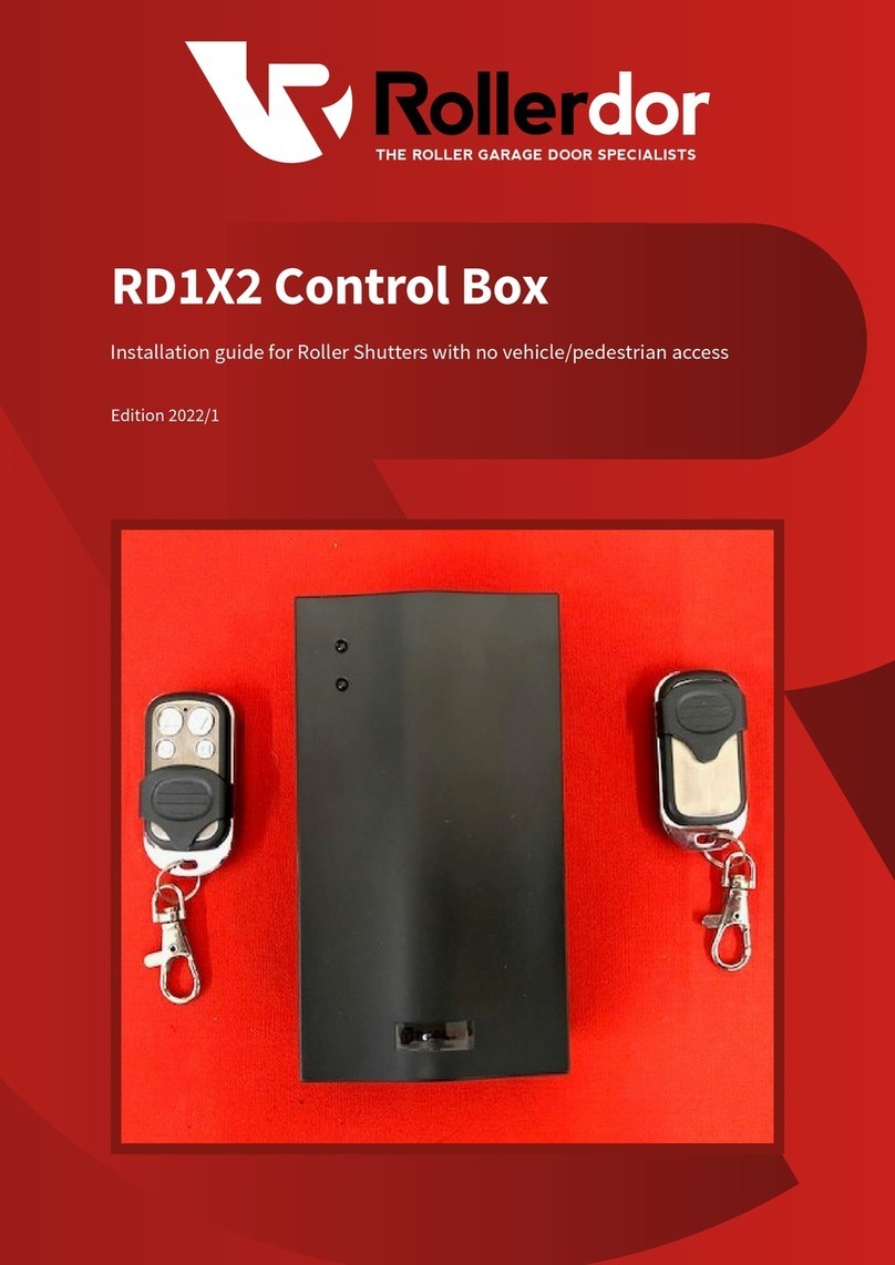 Rollerdor RD1X2 installation guide