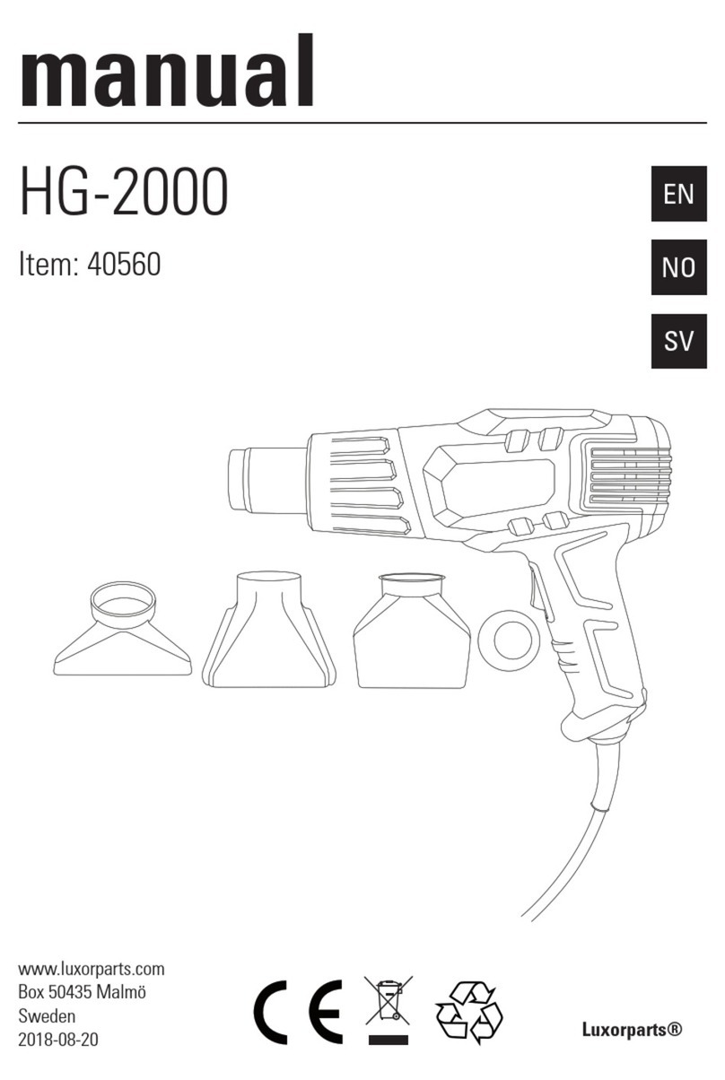 Luxor HG-2000 manual