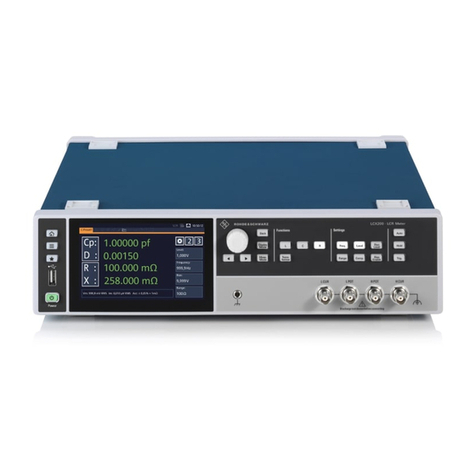 Rohde & Schwarz R&S LCX Series User manual Rohde & Schwarz R&S LCX Series User manual