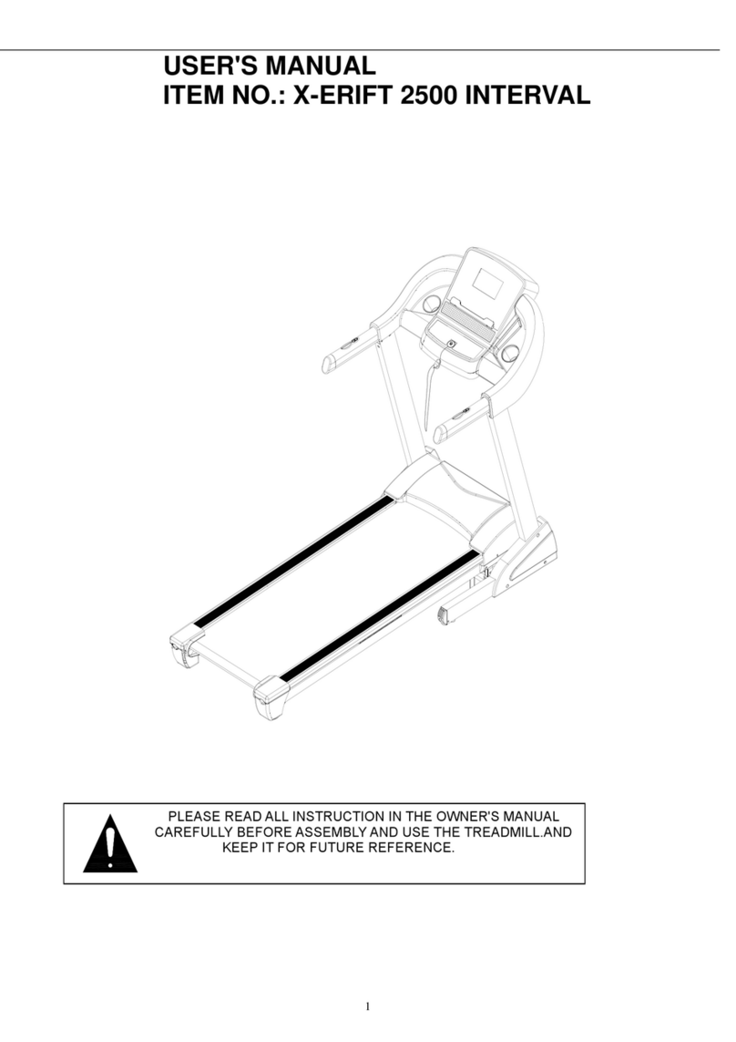 Xer Fit 2500 INTERVAL user manual