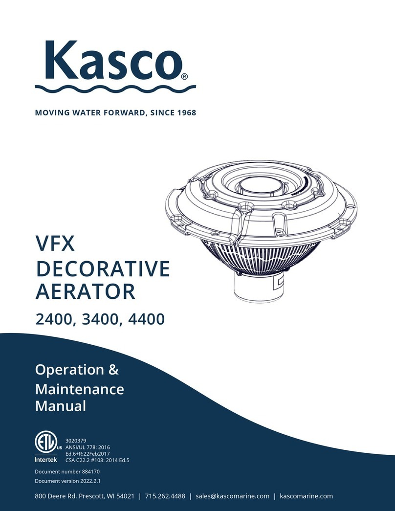 Kasco 2400 Operation & maintenance manual Kasco 2400 Operation & maintenance manual