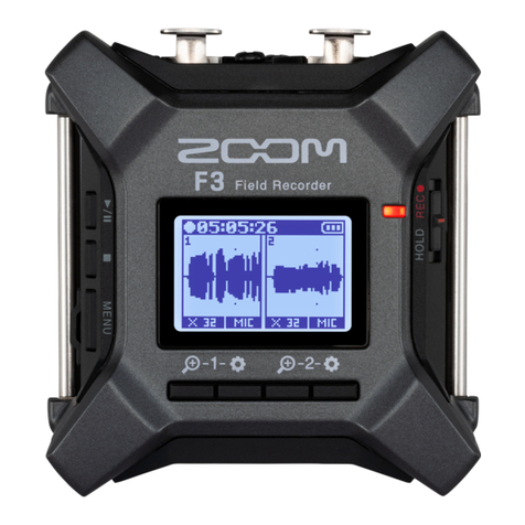 Zoom F3 User manual