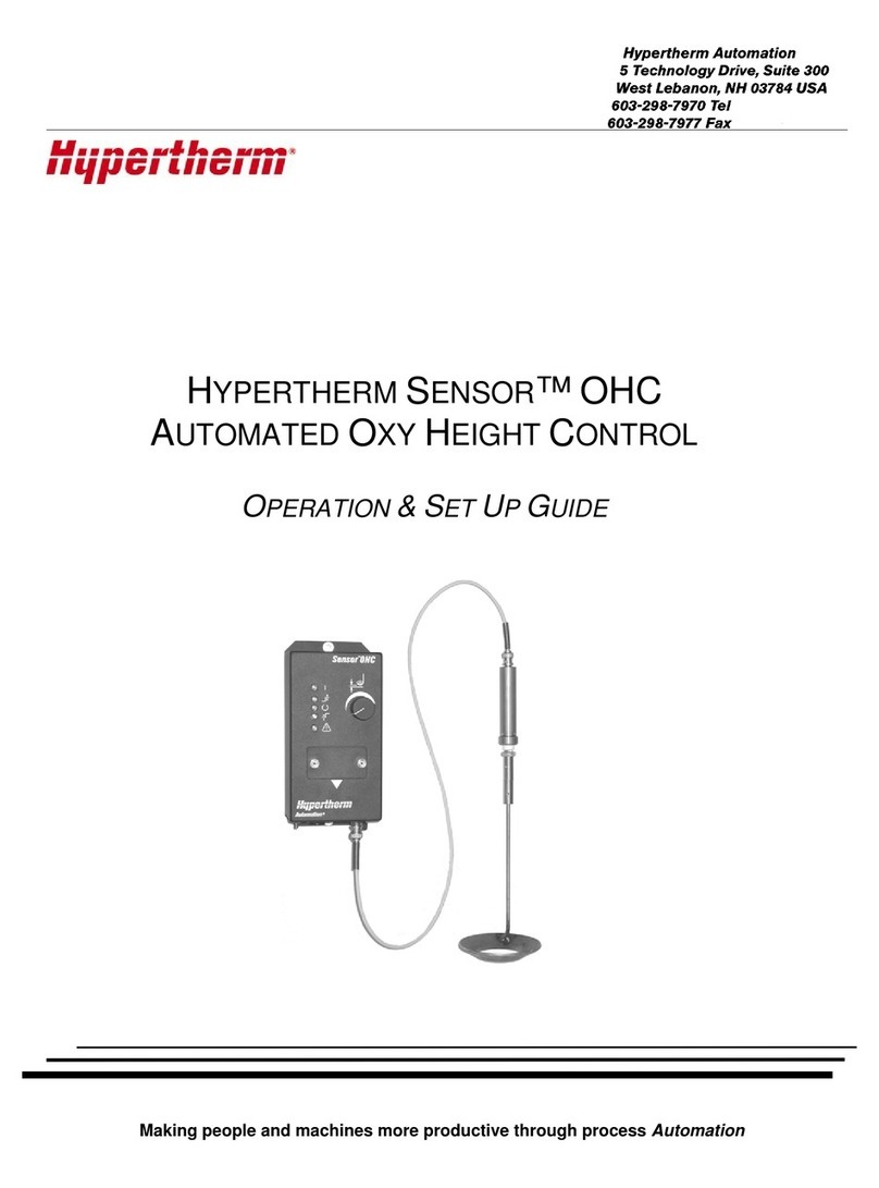 Hypertherm SENSOR OHC User manual