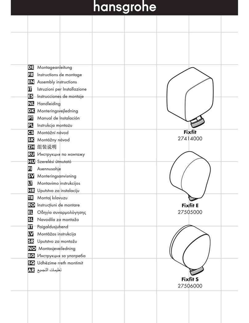 Hans Grohe Fixfit 27414000 User manual Hans Grohe Fixfit 27414000 User manual