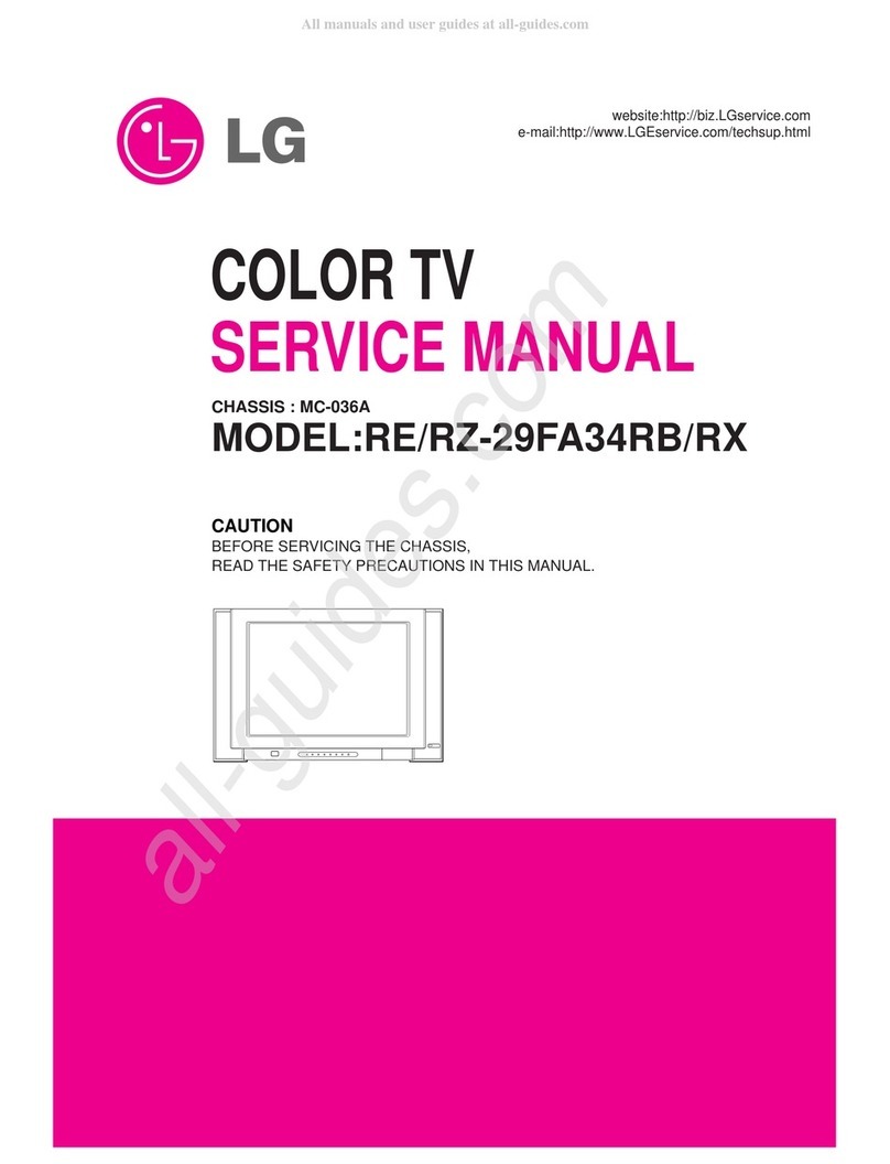 LG RZ-29FA34RB User manual
