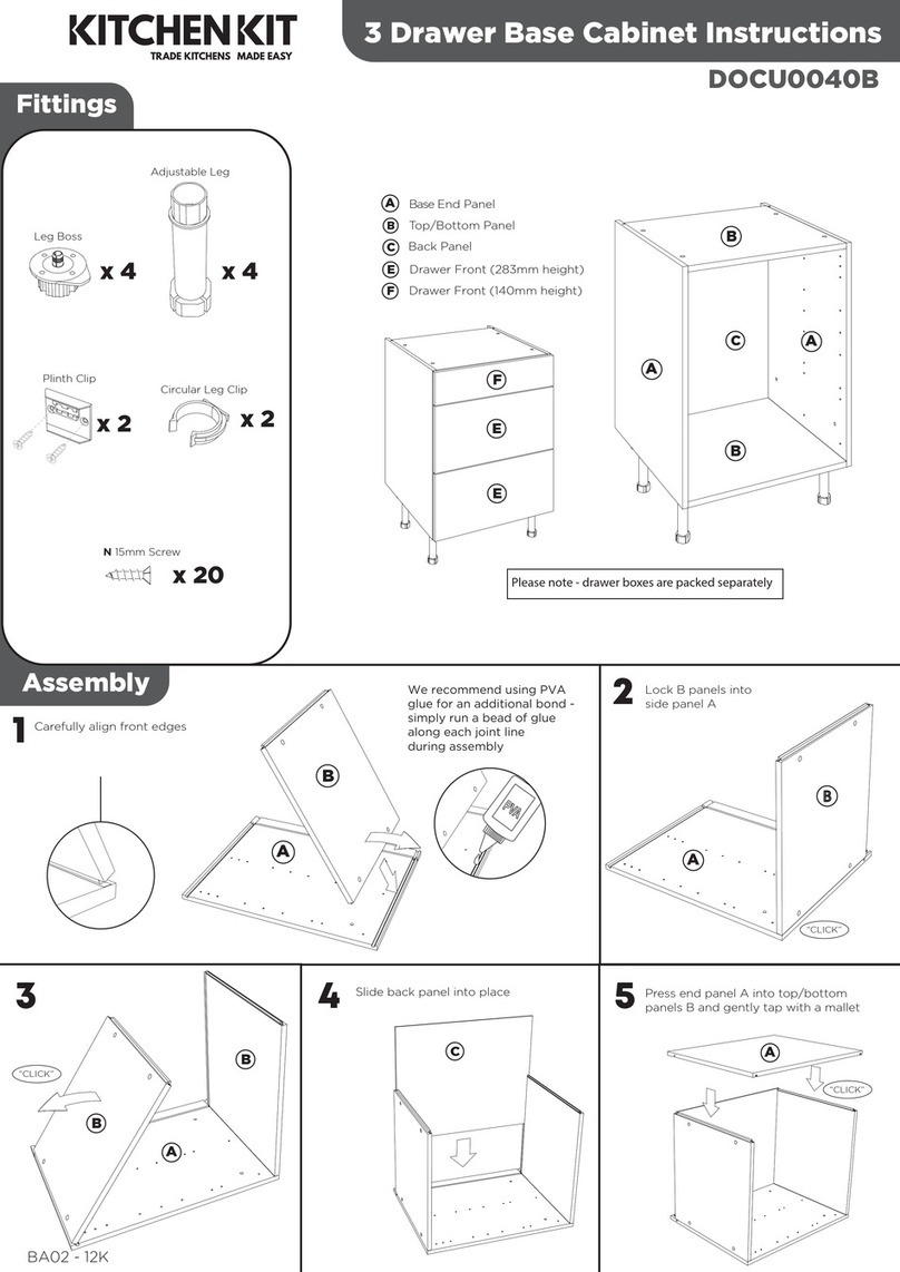 KITCHEN KIT DOCU0040B User manual