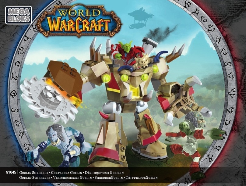 Mega Bloks World of Warcraft Goblin Shredder manual Mega Bloks World of Warcraft Goblin Shredder manual