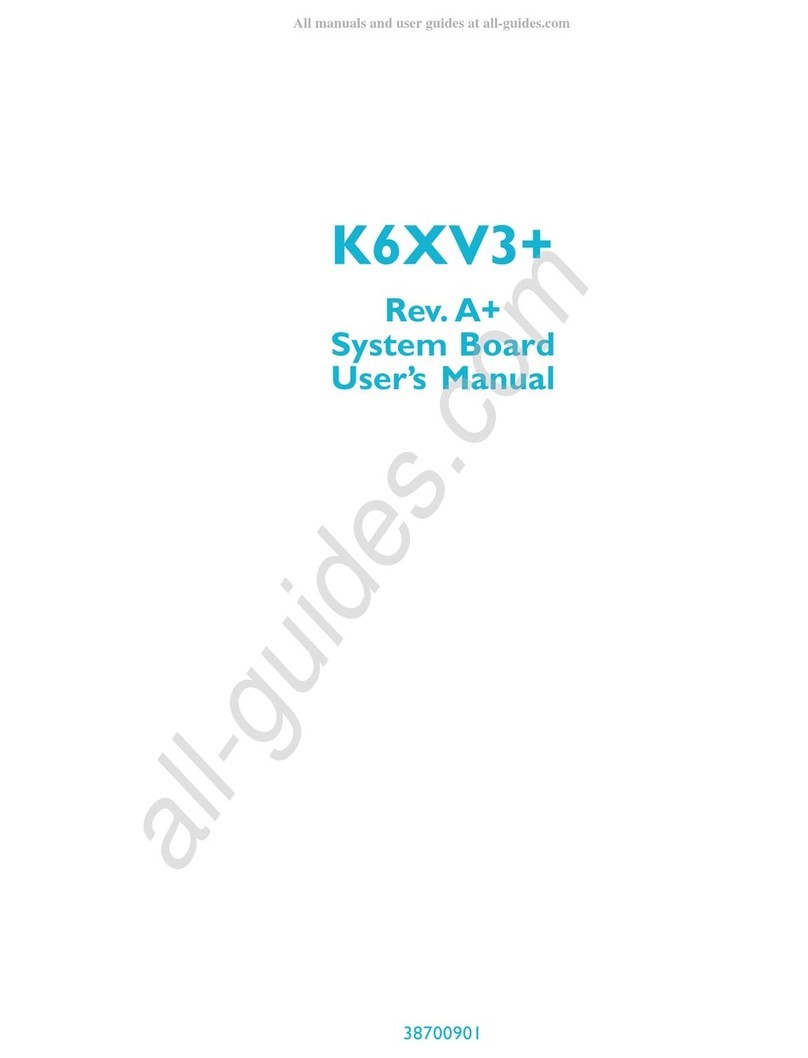 DFI K6XV3+ user manual