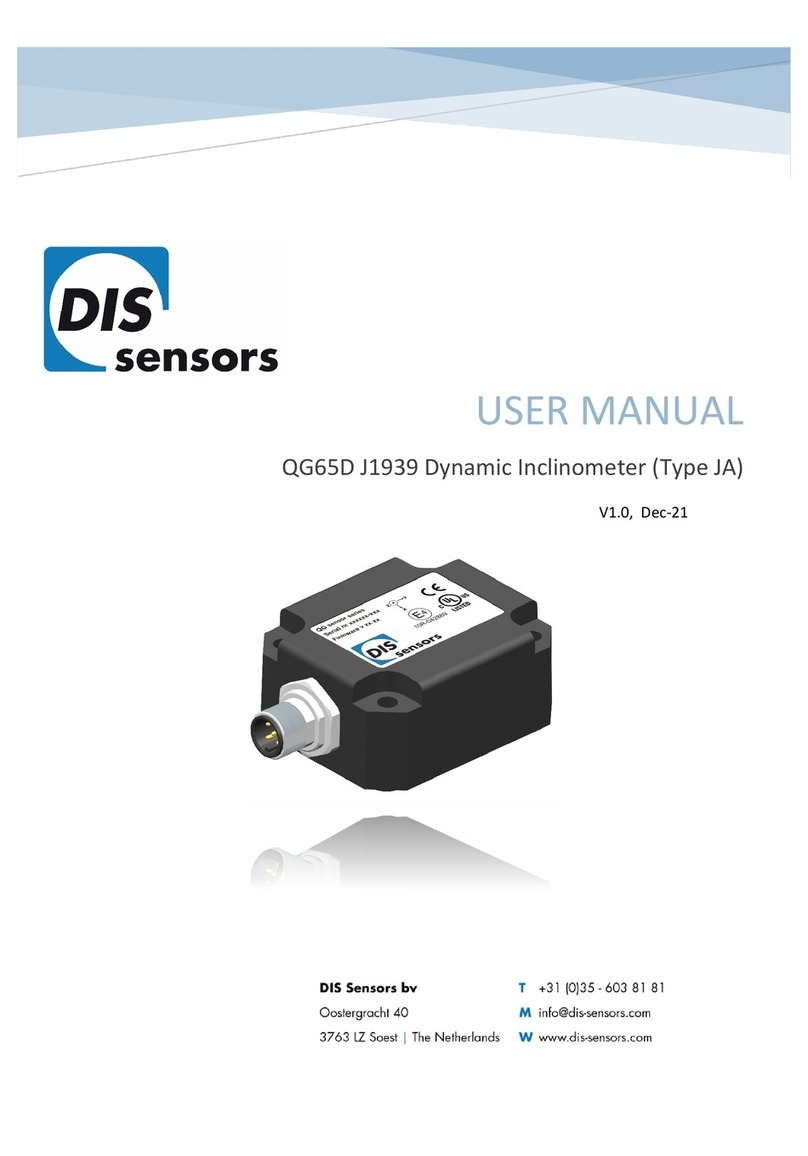DIS Sensors QG65D user manual
