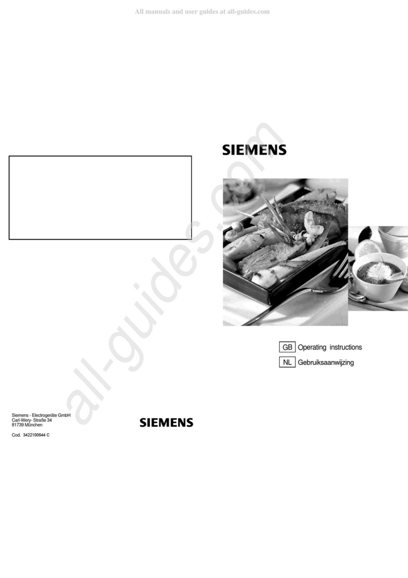 Siemens ER15254NL User manual