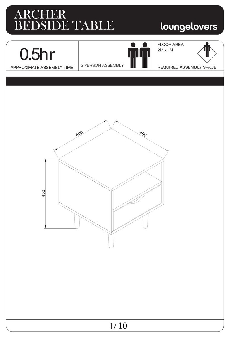 LOUNGELOVERS ARCHER manual