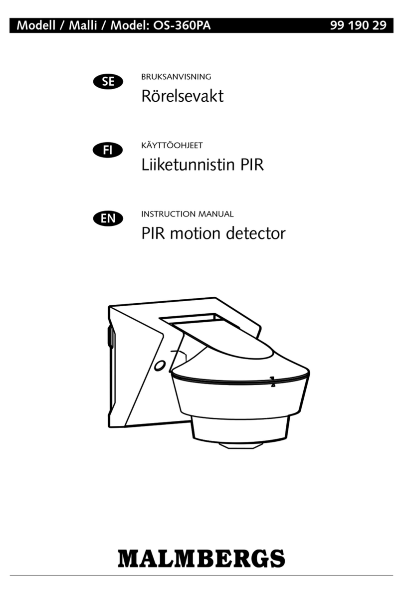 Malmbergs OS-360PA instruction manual