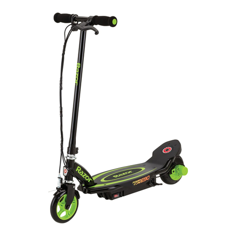 Razor E90 Series Use and care manual