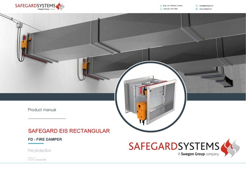 Swegon SAFEGARDSYSTEMS FD 25 product manual