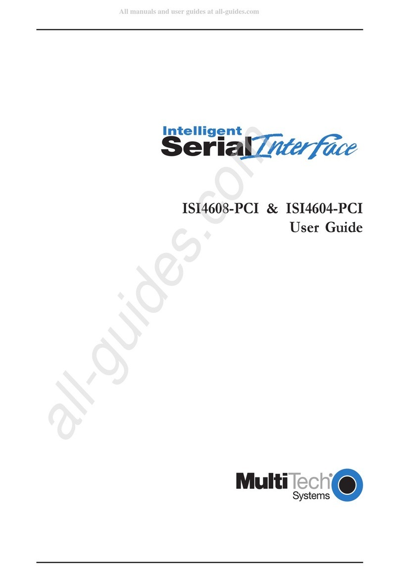 Multitech ISI4608-PCI user guide