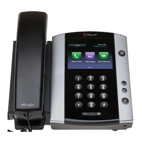 Polycom VVX 600 series User manual