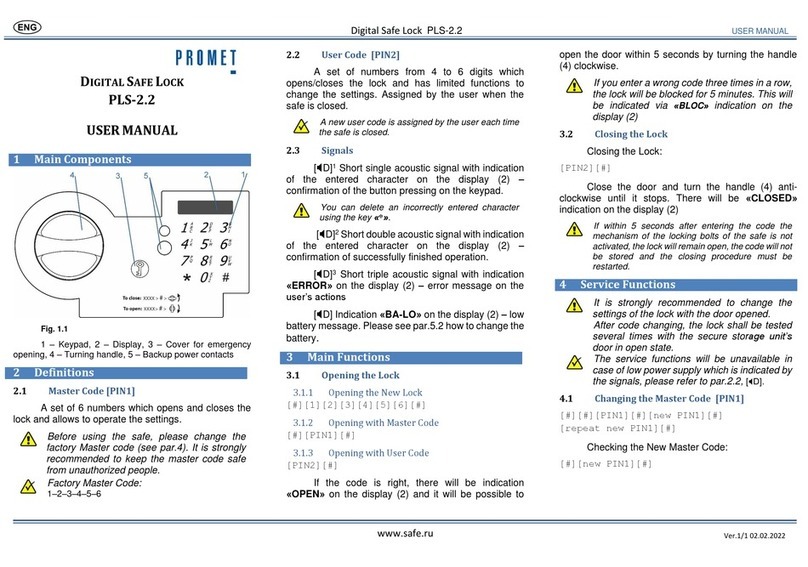Promet PLS-2.2 user manual