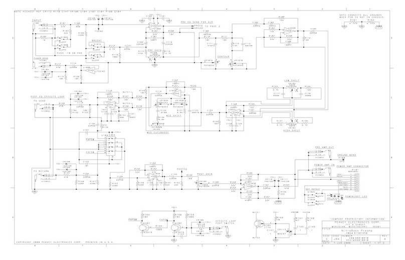 Peavey NitroBass Preamp User manual Peavey NitroBass Preamp User manual