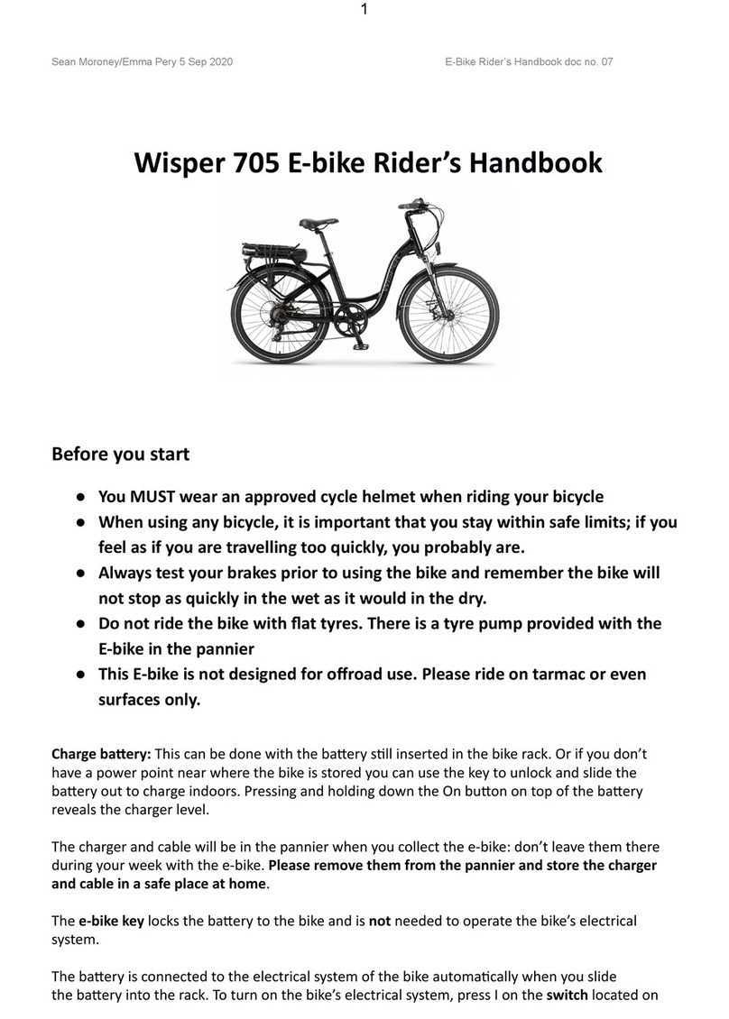 Wisper 705 TORQUE Riders handbook