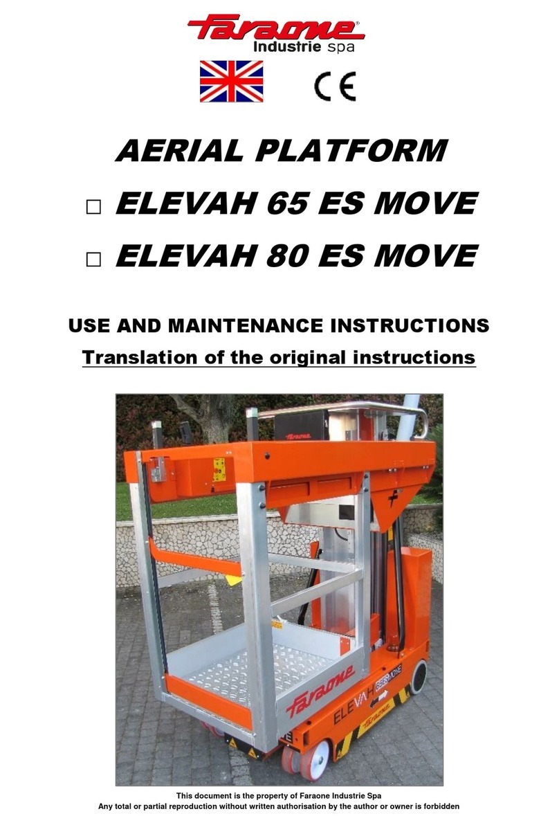 Faraone ELEVAH 65 ES MOVE Use and maintenance instructions