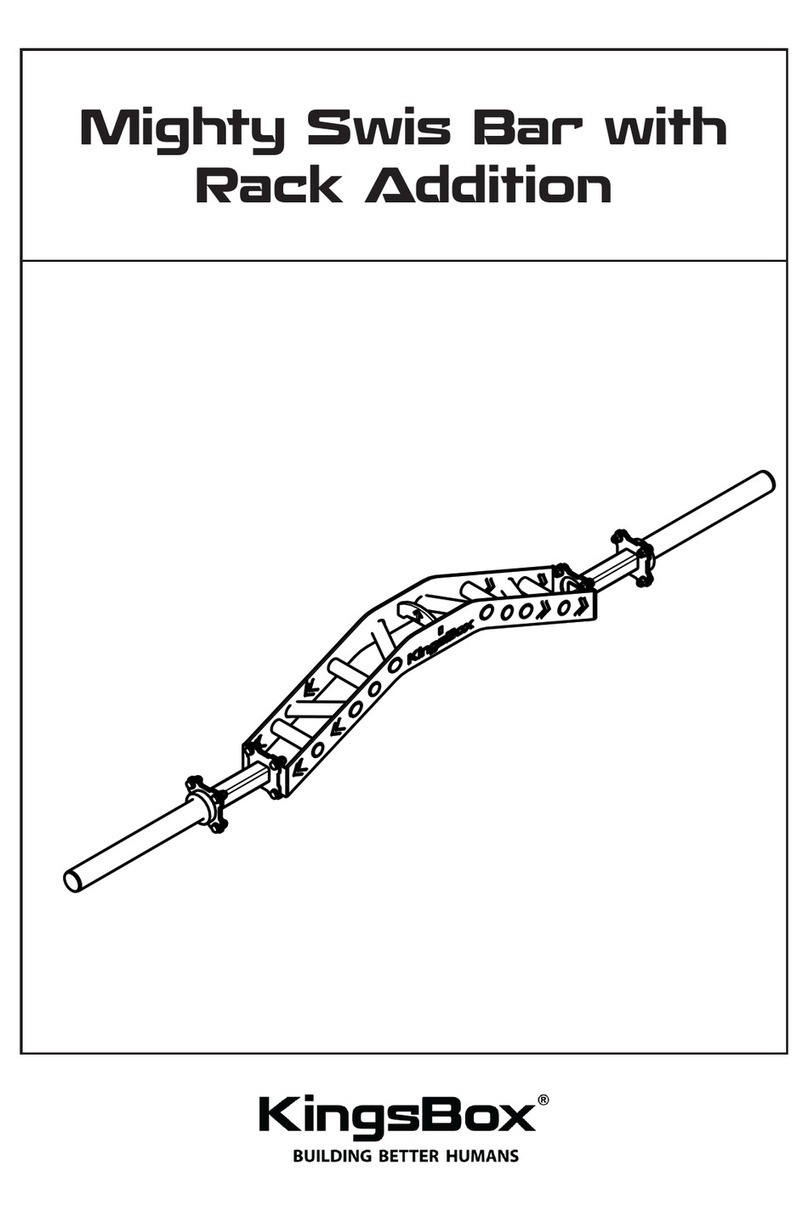 KingsBox Mighty Swis Bar with Rack Addition User manual