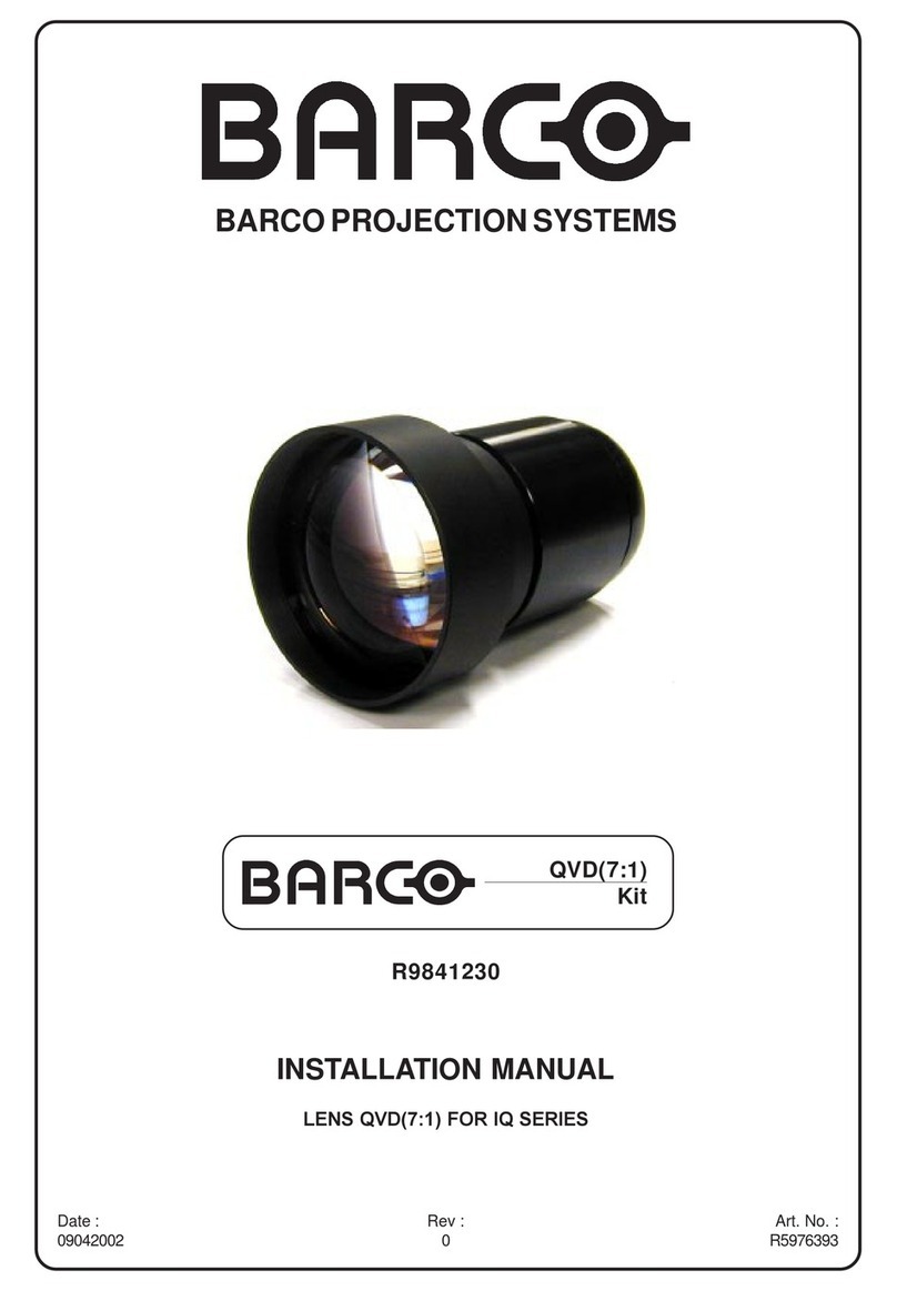 Barco R9841230 User manual