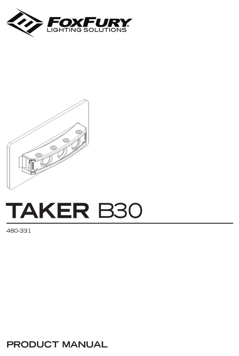 Foxfury Lighting Solutions TAKER B30 product manual
