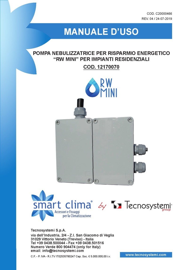 Tecnosystemi smart clima RW MINI user manual