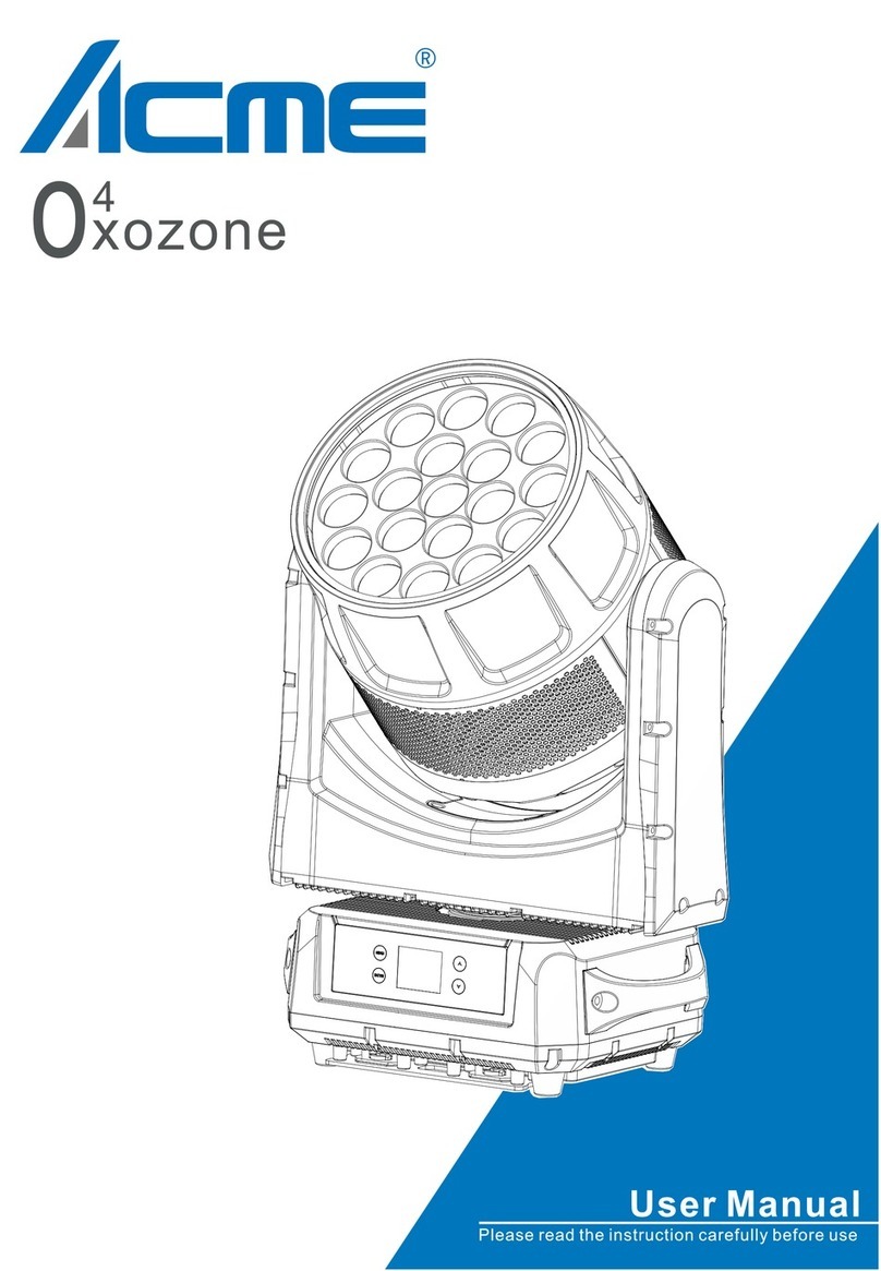 ACME 04XOZONE user manual