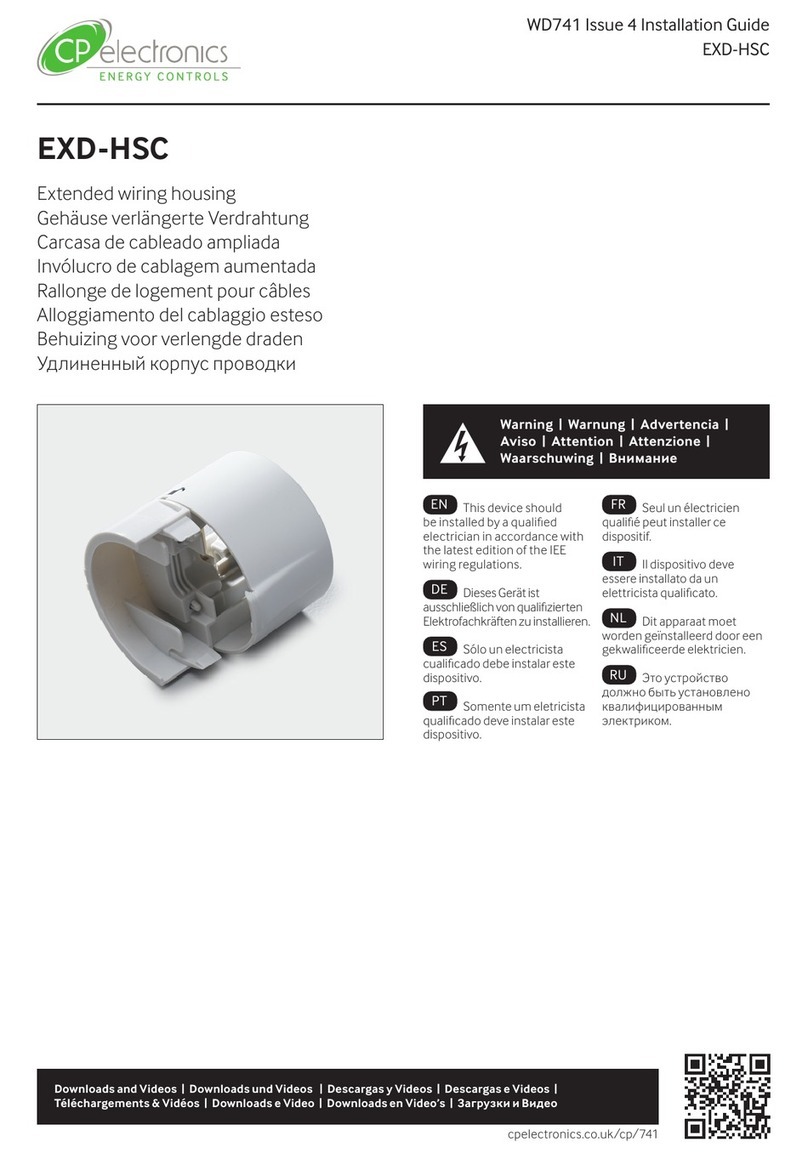LEGRAND CP Electronics EXD-HSC User manual